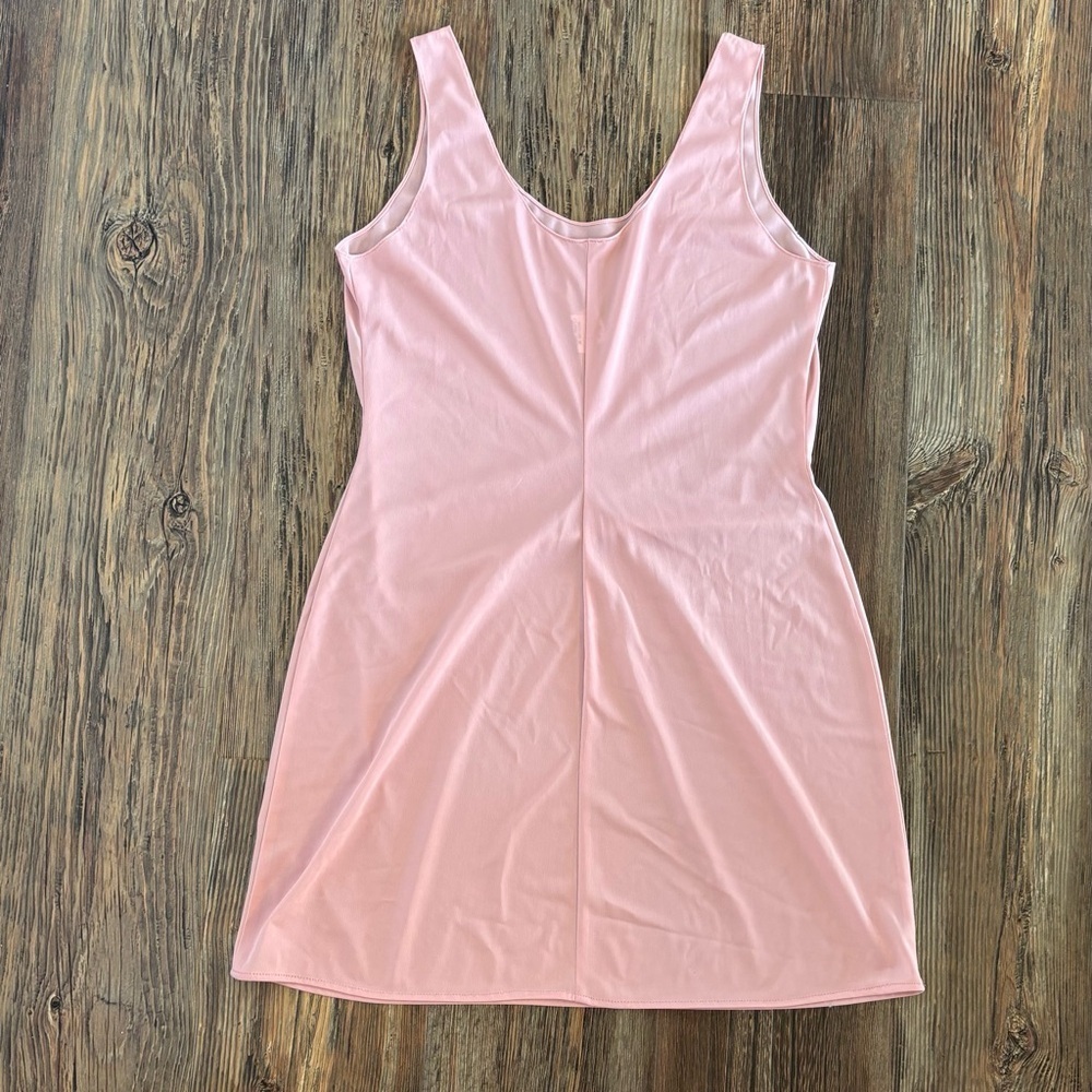 Vintage Slip Dress Undergarment Womens 11/12 Nude Blush Light Pink Made in USA - Picture 2 of 6